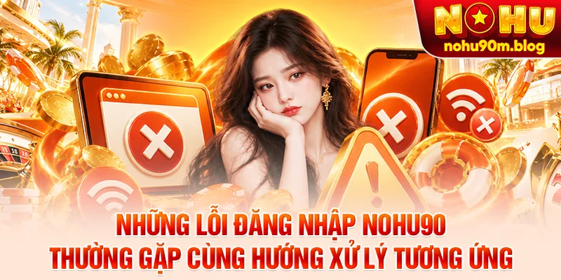 Những lỗi đăng nhập Nohu90 thường gặp cùng hướng xử lý tương ứng